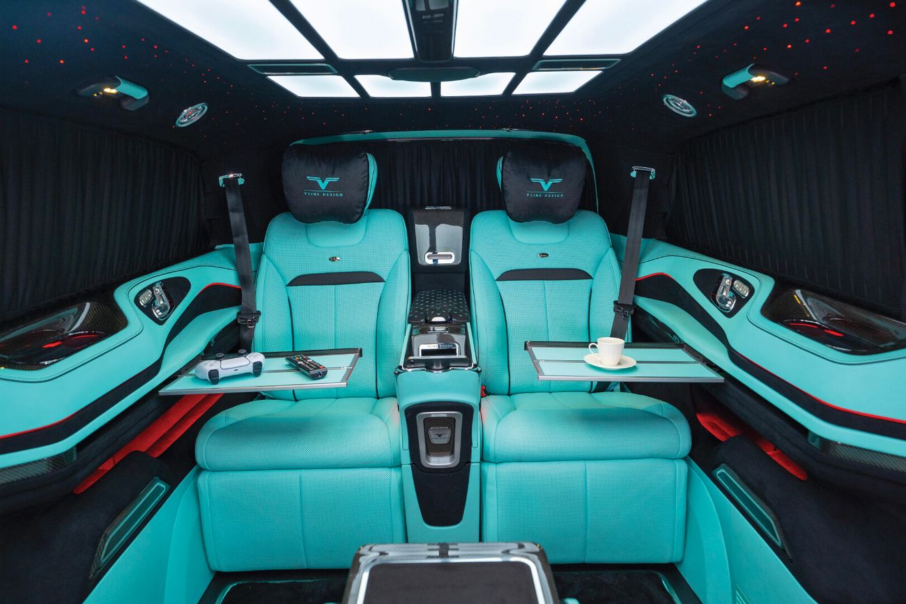 Mercedes-Benz V 250 2024 VVIP MERCEDES GCC V250 with VB Air Suspension and Extra AC- 2 Years Warranty by VLINE Design