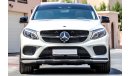 Mercedes-Benz GLE 43 AMG 2017 GCC under Agency Warranty with Zero Down-Payment.