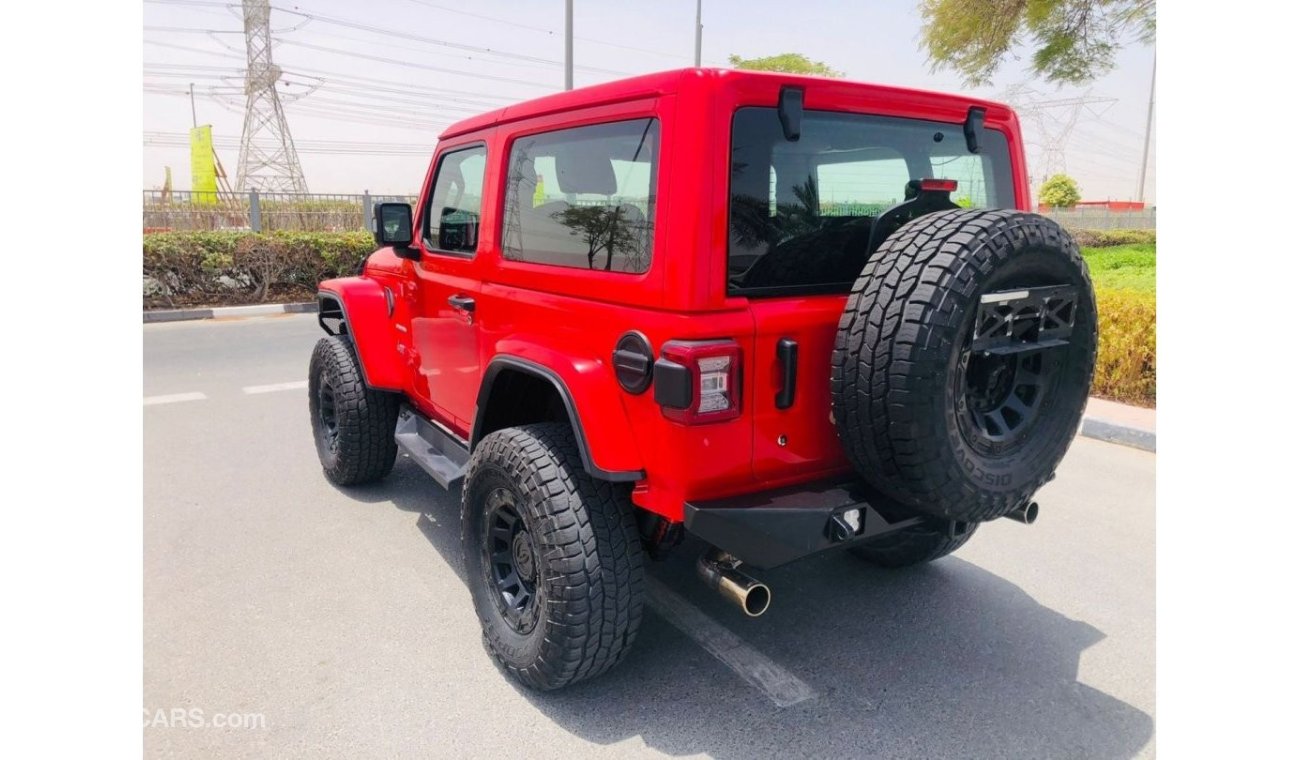 Jeep Wrangler SAHARA 2019 GCC SINGLE OWNER WITH AGENCY SERVICE IN MINT CONDITION