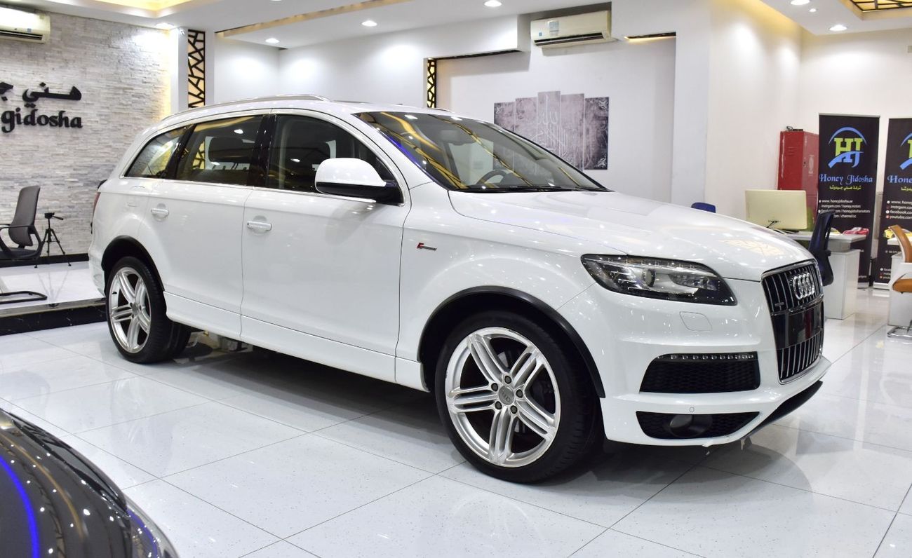 أودي Q7 EXCELLENT DEAL for our Audi Q7 S-Line ( 2014 Model ) in White Color GCC Specs