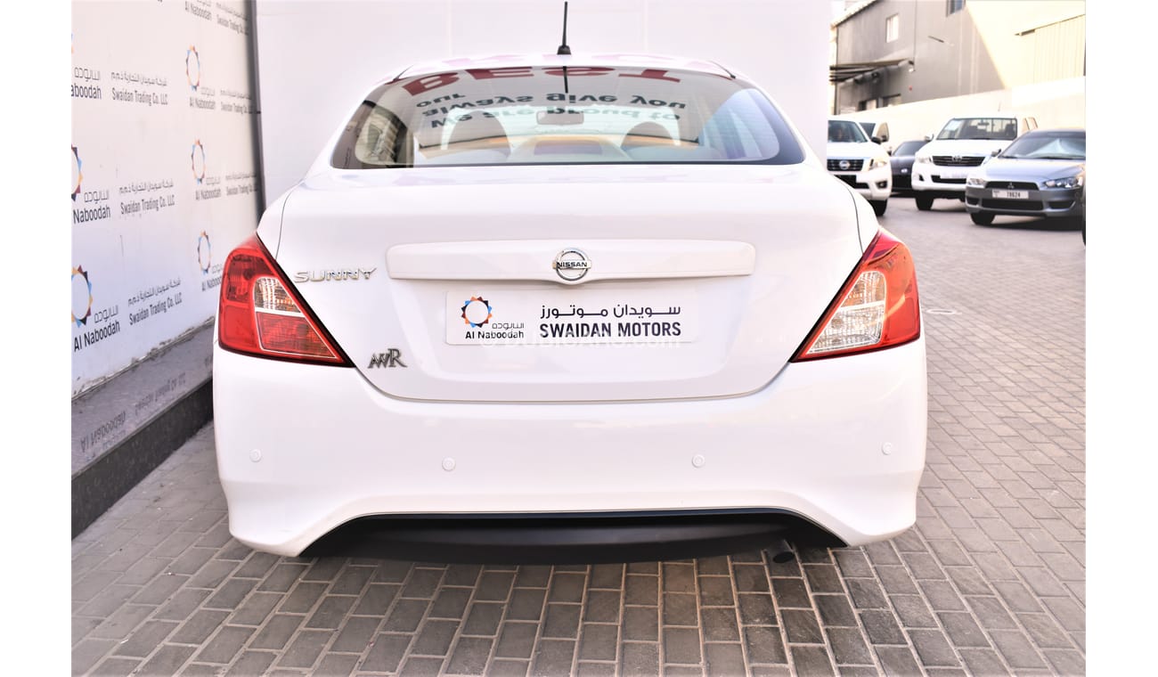 Nissan Sunny AED 519 PM | 1.5L SV GCC DEALER WARRANTY