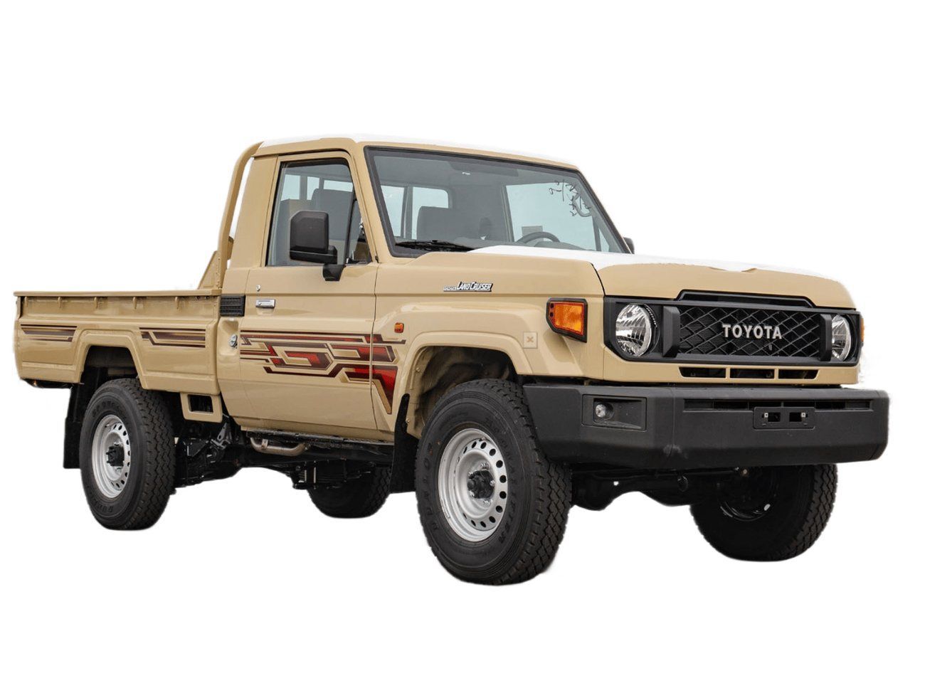 تويوتا لاند كروزر بيك آب ECT0105 - Toyota LC79 Single Cab Pick Up (GRJ79) - 4.0L Petrol Auto Beige 2025