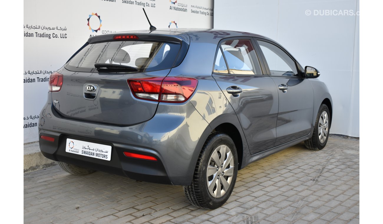 Kia Rio 1.4L HATCHBACK 2018 GCC DEALER WARRANTY AND FREE INSURANCE