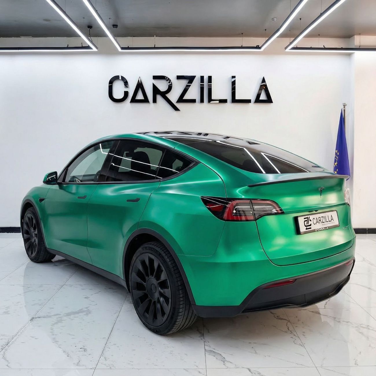 Tesla Model Y Long Range (AWD) AED 1,860 / Monthly l Tesla Model Y 75 kWh l Long Range Electric SUV l Green