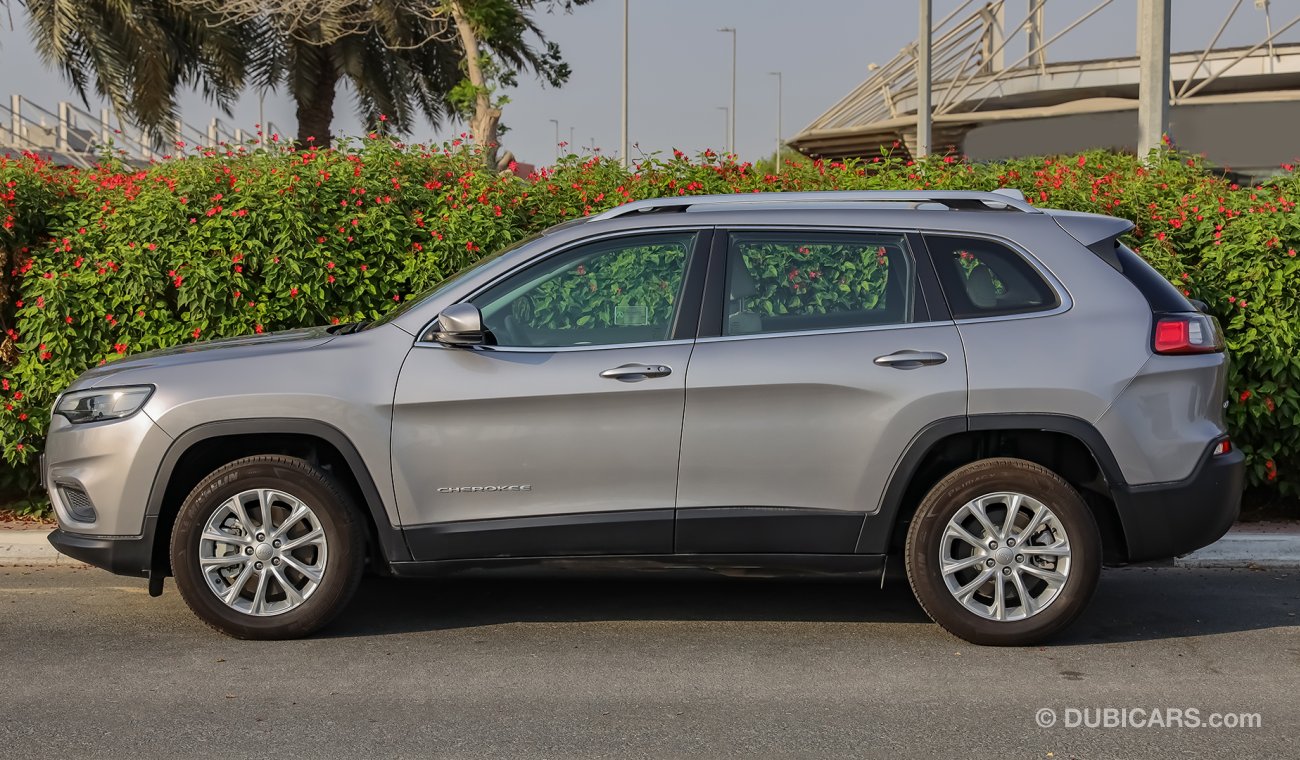 Jeep Cherokee Longitude 4X4 V4 , GCC , 2019 , 0Km , W/3 Yrs or 100K Km WNTY