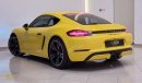 Porsche Cayman S 2017 Porsche Cayman S, Full Service History, GCC