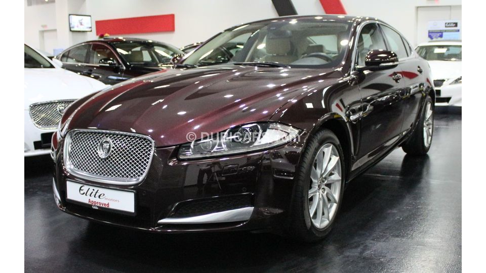 Jaguar XF Luxury for sale AED 119,000. Burgundy, 2013