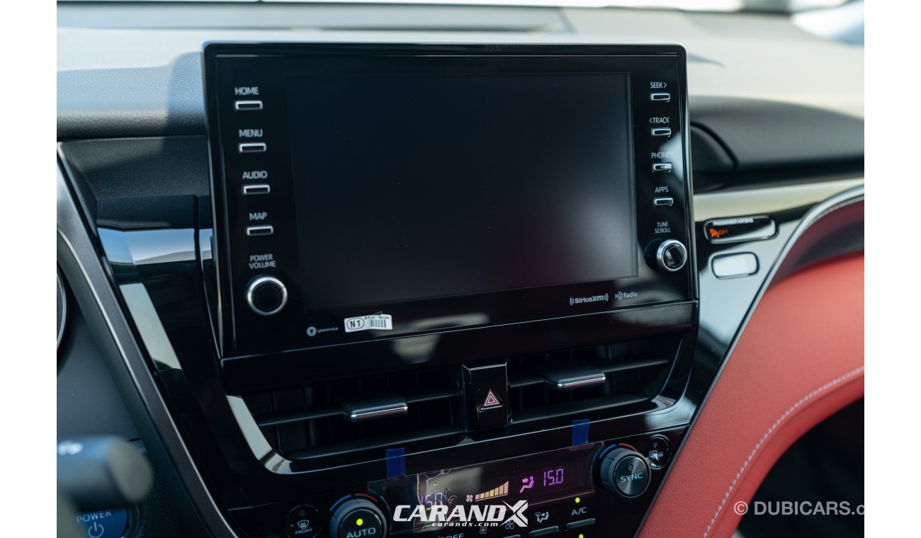 Toyota Camry XSE Hybrid Black Roof / Red Interior