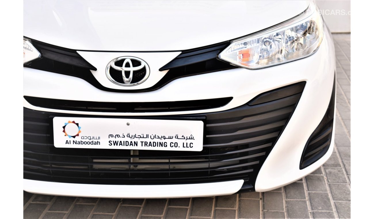 Toyota Yaris AED 1037 PM | 1.5L SE SED GCC WARRANTY