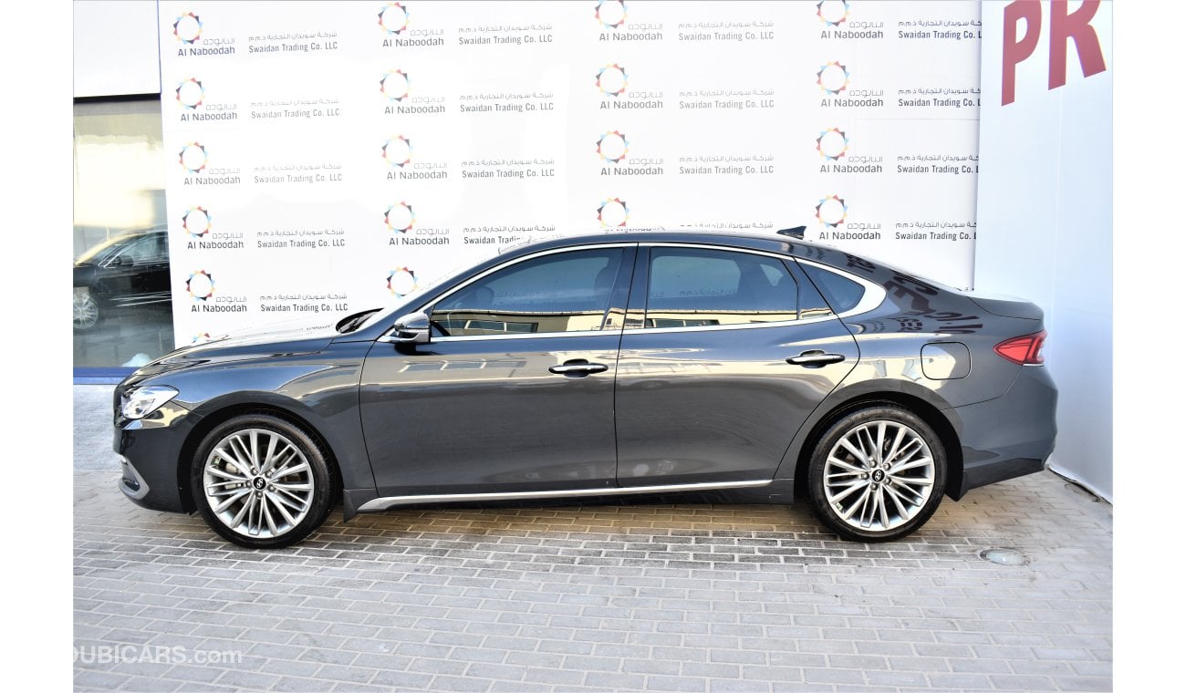 Hyundai Azera 3.5L V6 GLS FULL OPTION 2018 GCC SPECS AGENCY WARRANTY UP TO 2023 OR 100,000KM