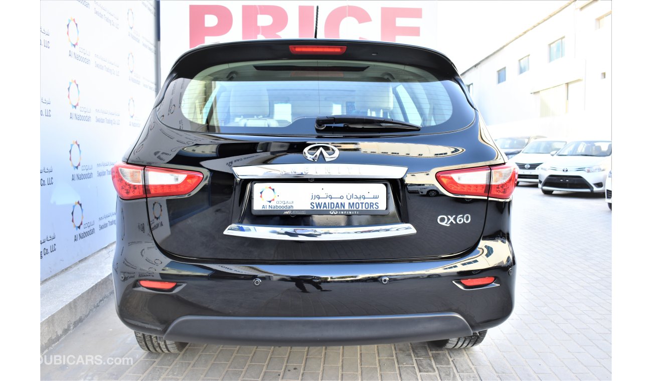 إنفينيتي QX60 3.5L LUXURY V6 2015 GCC SPECS DEALER WARRANTY