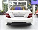 مرسيدس بنز C 250 EXCELLENT DEAL for our Mercedes Benz C250 Coupe ( 2015 Model ) in White Color GCC Specs