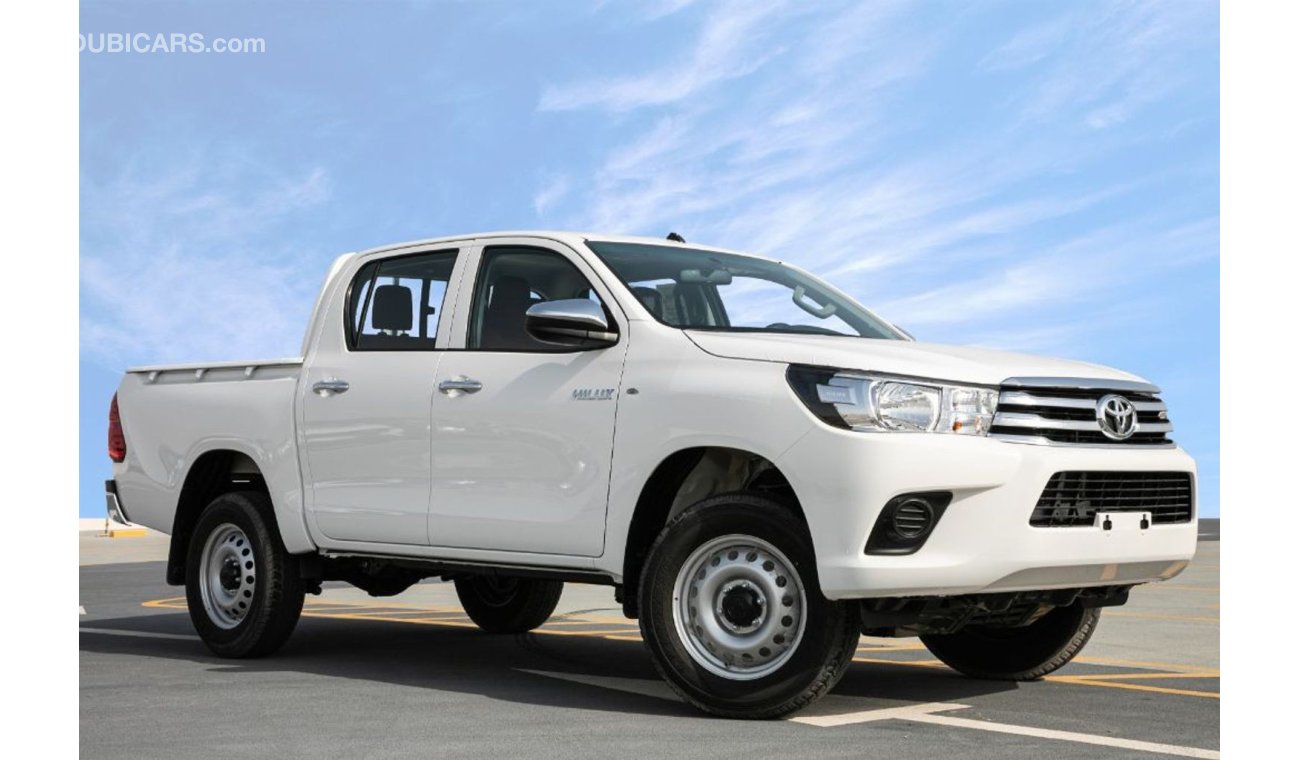 تويوتا هيلوكس DLX 2.7L 4x4 Petrol Basic Option with Bluetooth , Manual Windows and USB