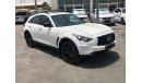 Infiniti QX70 Infinity QX70S model 2015 GCC car prefect condition full option low mileage sun roof leather seats b