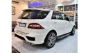 Mercedes-Benz ML 63 AMG EXCELLENT DEAL for our Mercedes Benz ML63 AMG V8 BITURBO 2013 Model!! in White Color! GCC Specs