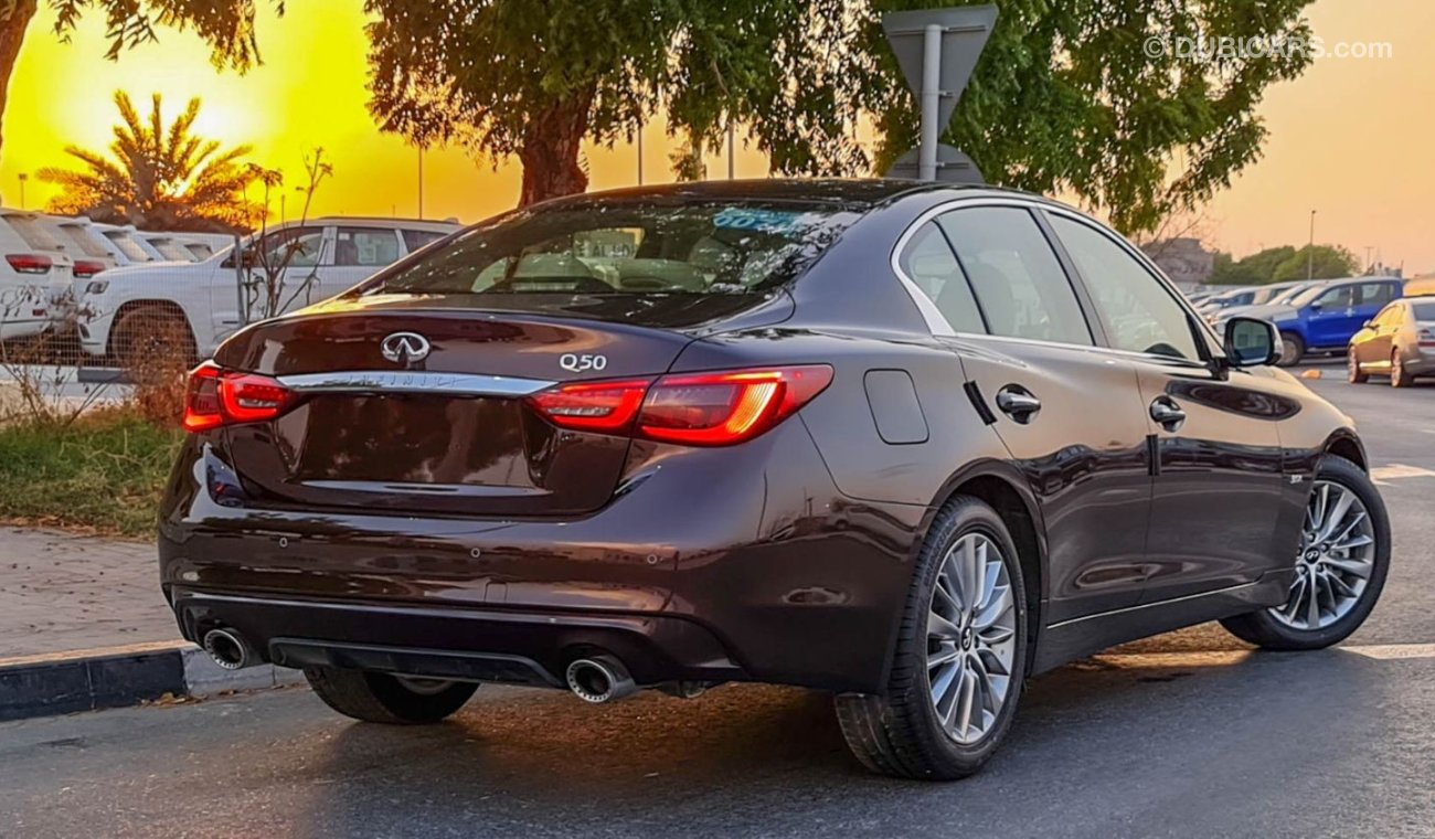 إنفينيتي Q50 3.0L Turbo V6 2019 0Kms GCC Full Option