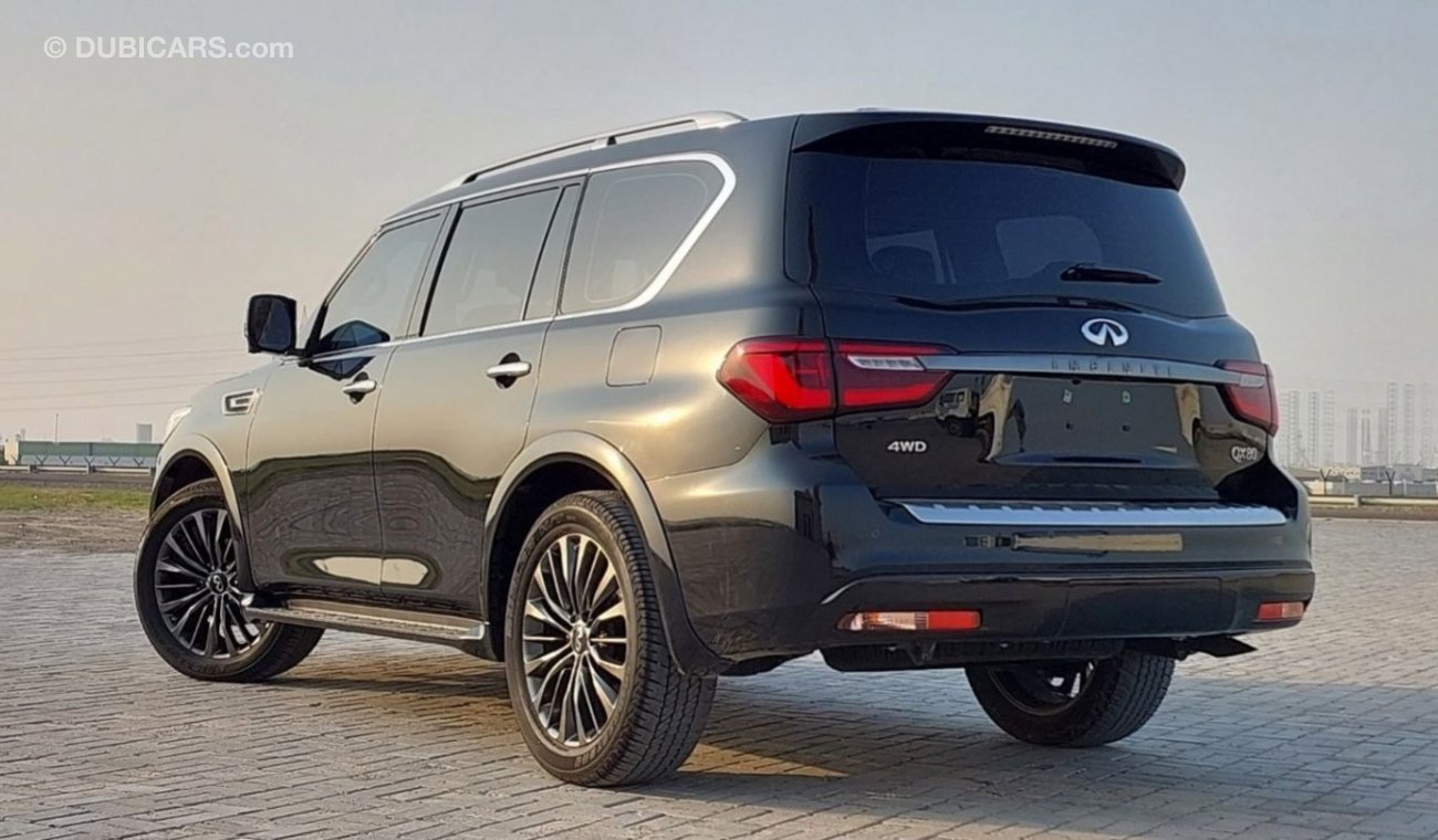 Infiniti QX80 Luxe 7st Proactive 2021 Agency Warranty Full Service History GCC