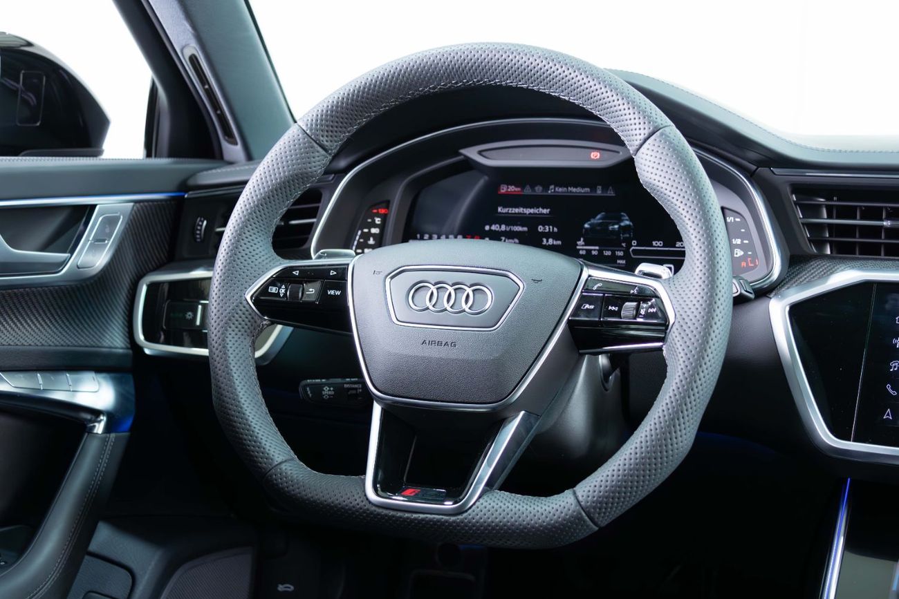 Audi RS6 Special Order-Premium Metallic Paint-Black on Black-Fastest Exclusive Estate