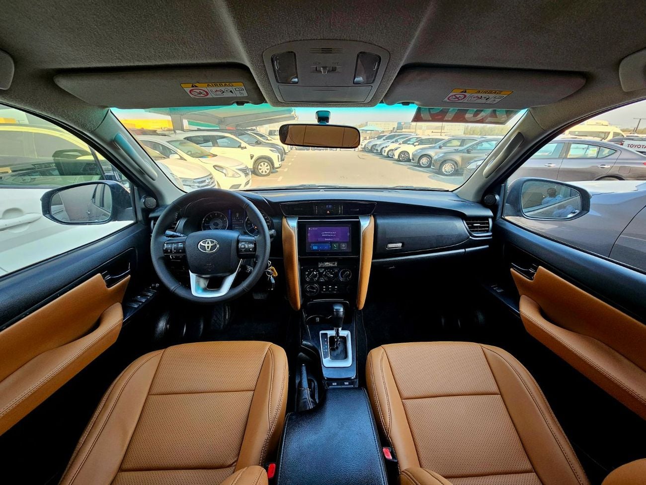 تويوتا فورتونر EXR / NEW SHAPE / V4 2.7L / LEATHER DVD / LOW MILEAGE