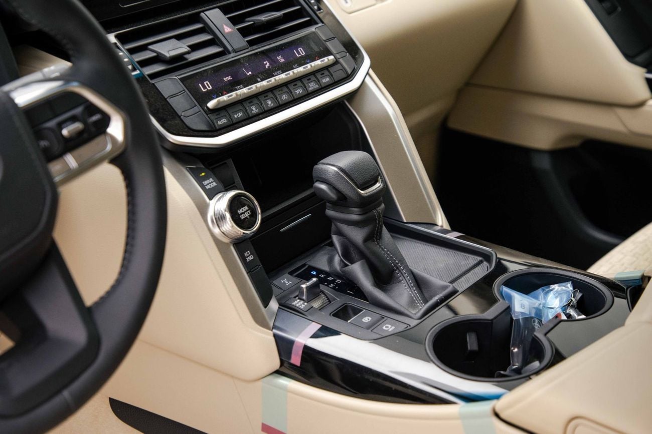 Toyota Land Cruiser LC300 EXR 3.3L - Pearl White Inside Beige | Export Price