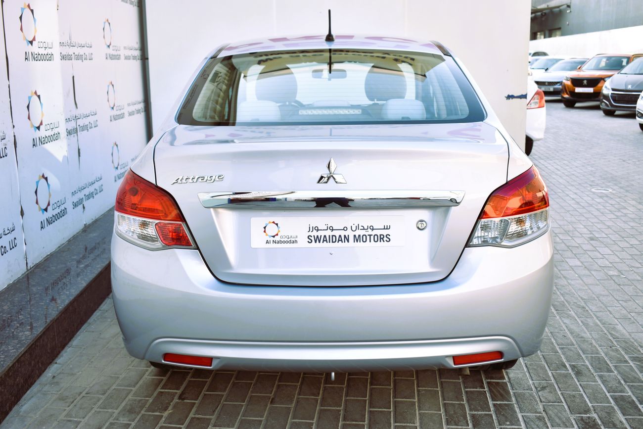 Mitsubishi Attrage AED 479 PM | 1.2L GLX GCC DEALER WARRANTY