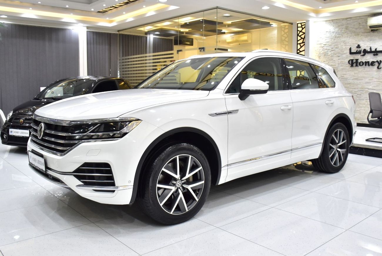 Volkswagen Touareg EXCELLENT DEAL for our Volkswagen Touareg ( 2019 Model ) in White Color GCC Specs