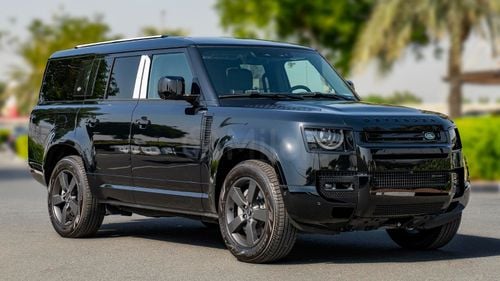 لاند روفر ديفندر 2023 LAND ROVER DEFENDER 130 X-DYNAMIC SE P400 3.0L – SANTORINI BLACK: 8-SEATER, TERRAIN RESPONSE