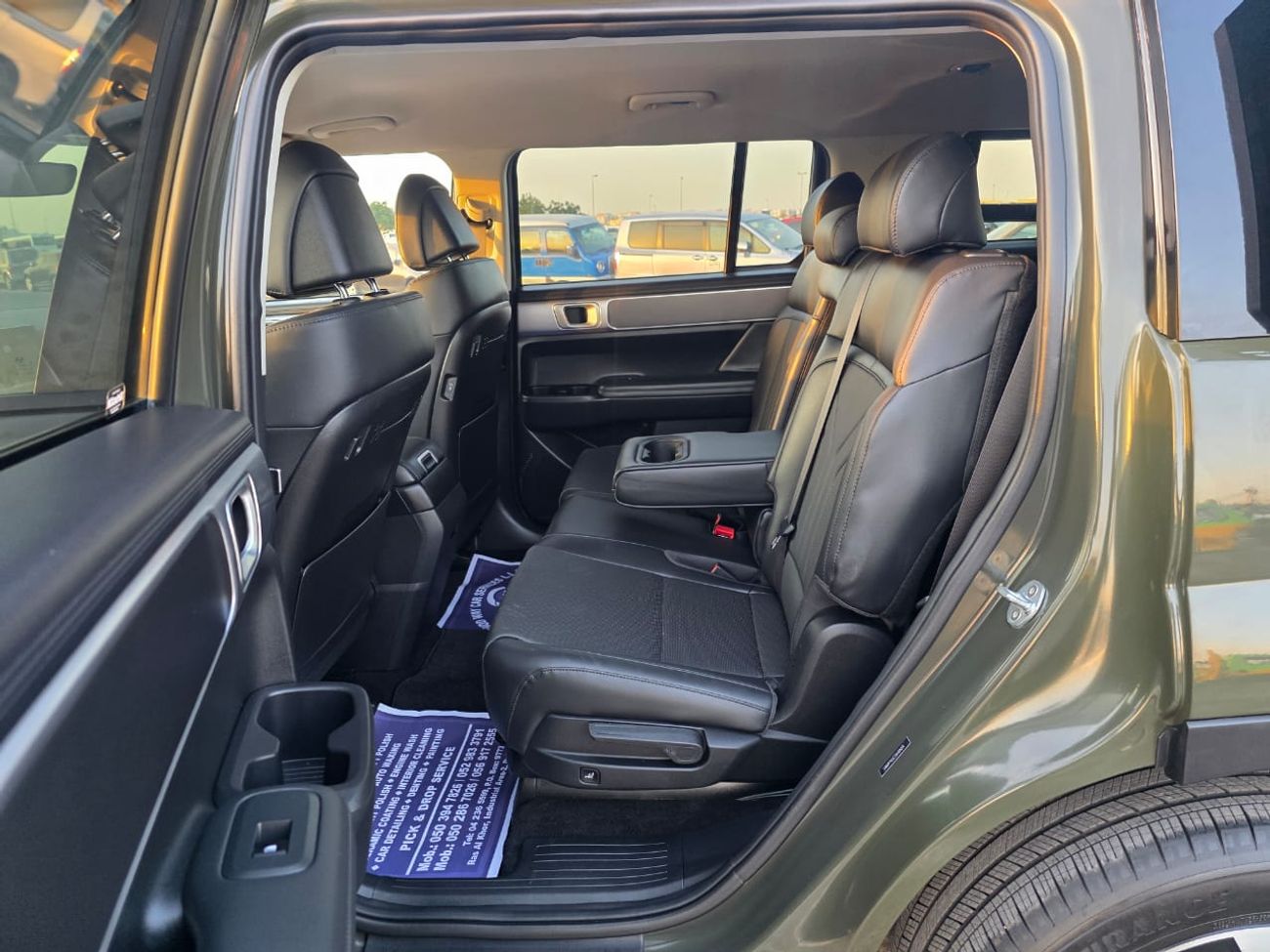 Hyundai Santa Fe 2025 Model Push button , Trunk automatic and original leather with 8 seatwe