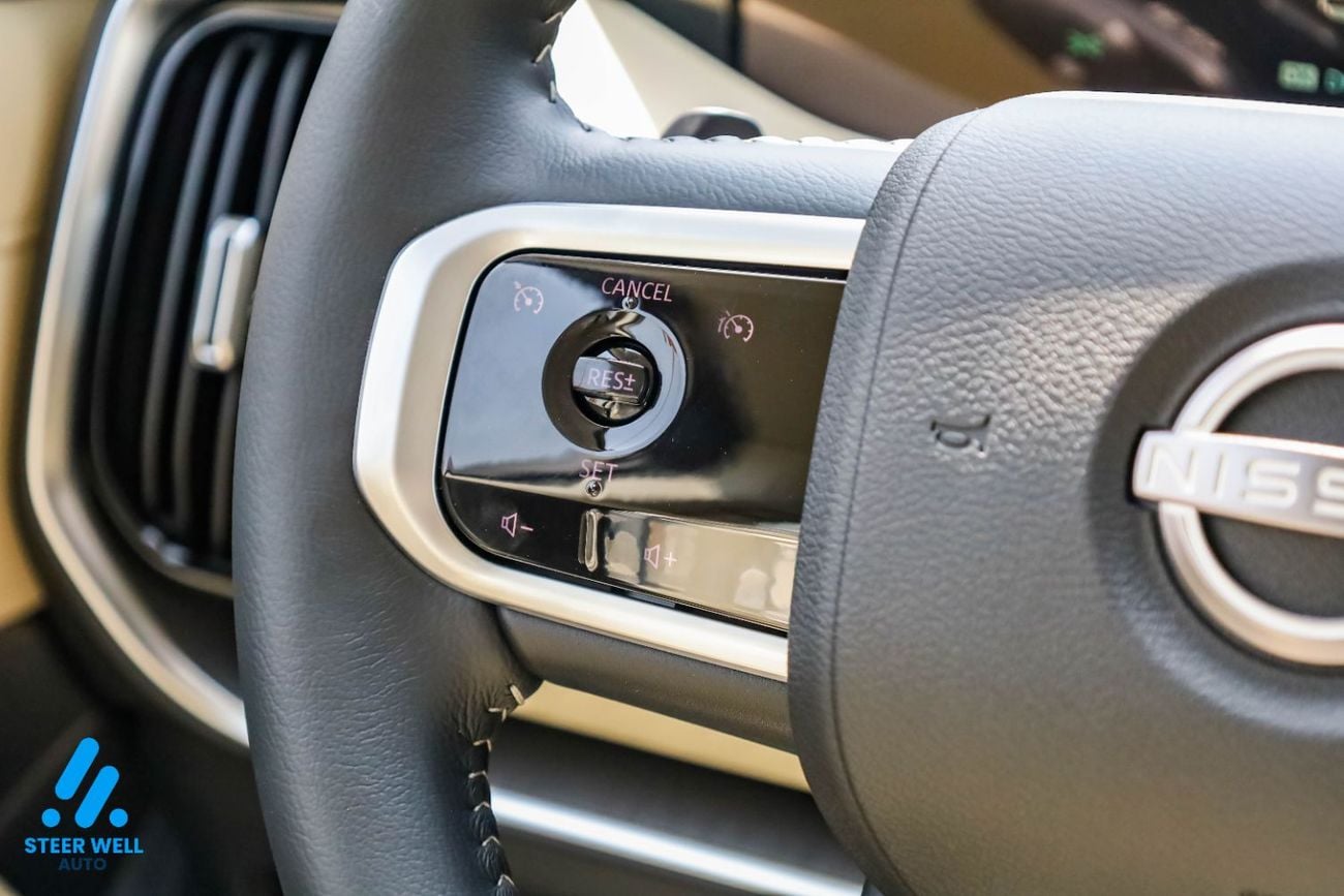 نيسان باترول LE T2 3.5L V6 AWD 9AT 2026 | 8-Seater | Power Tailgate | 18” Alloy Wheels | Full Safety