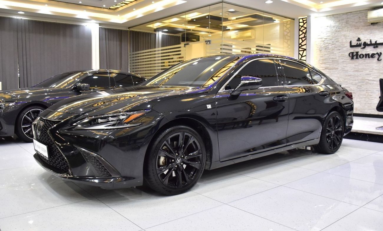 Lexus ES350 EXCELLENT DEAL for our Lexus ES350 F-Sport ( 2023 Model ) in Black Color GCC Specs
