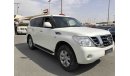 Nissan Patrol خليجي فتحة ابيض داخل بيج مالك واحد