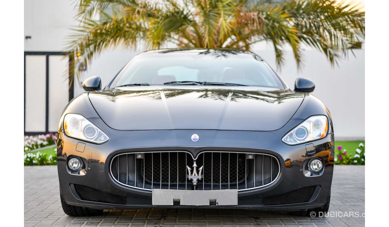 Maserati Granturismo 4.2L V8 - 1Y Warranty  - GCC - AED 2,543 PER MONTH (4 Years) - 0% DOWNPAYMENT