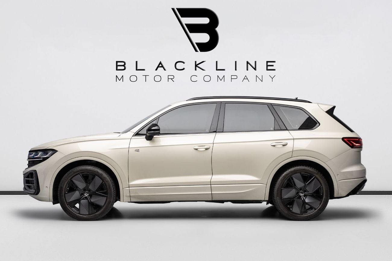 Volkswagen Touareg R-LINE BUY NOW, PAY 2027 | THE BLACKLINE STANDARD | 2029 Volkswagen Warranty + Service Contract, GCC