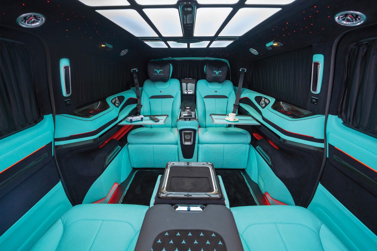 Mercedes-Benz V 250 2024 VVIP MERCEDES GCC V250 with VB Air Suspension and Extra AC- 2 Years Warranty by VLINE Design