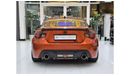 Toyota 86 GTX EXCELLENT DEAL for our Toyota 86 GTX ( 2014 Model ) in Orange Color GCC Specs