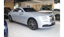 Rolls-Royce Wraith [WARRANTY TILL JUN 2021] 2017 ROLLS ROYCE WRAITH , GCC , 4-BUTTON , STARLIGHT (( VERY LOW MILEAGE))