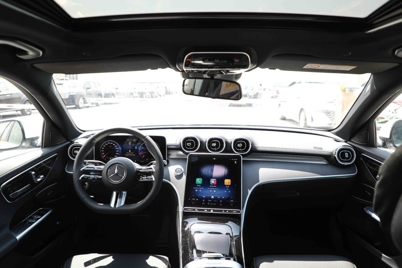 مرسيدس بنز C 200 2025 MERCEDES BENZ C200 L SPORT 1.5 Hybrid - WHITE inside BLACK | Export Only