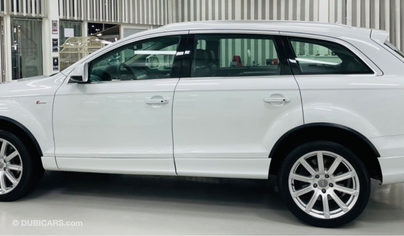 أودي Q7 GCC .. FSH .. Original Paint .. Top Range .. Perfect Condition