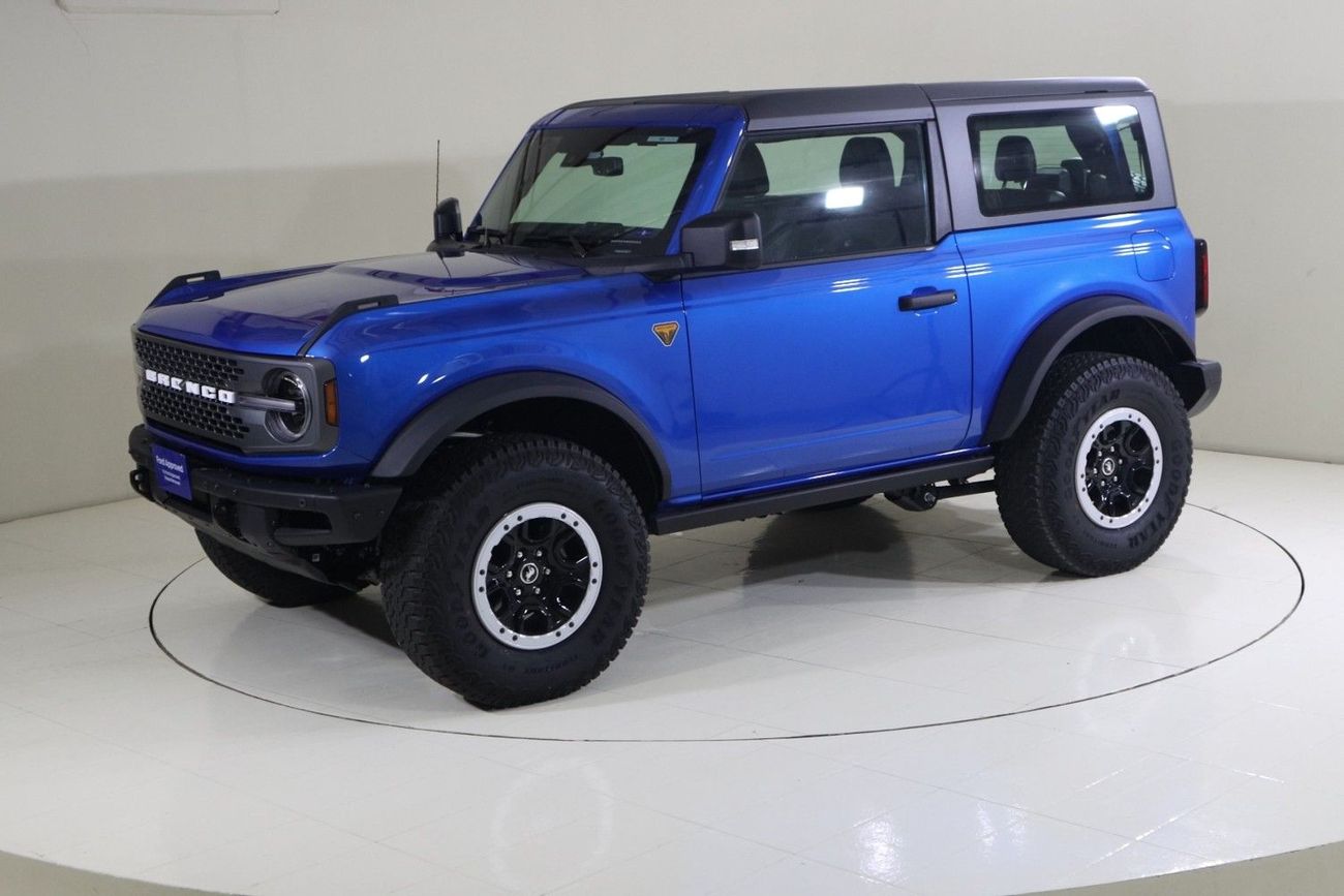 Ford Bronco Badlands 2.7L B2D1725 BRONCO 2 DOORS BADLANDS 334A 2.7L V6 ECOBOOST LTHR SSQTCH + TOW BAR