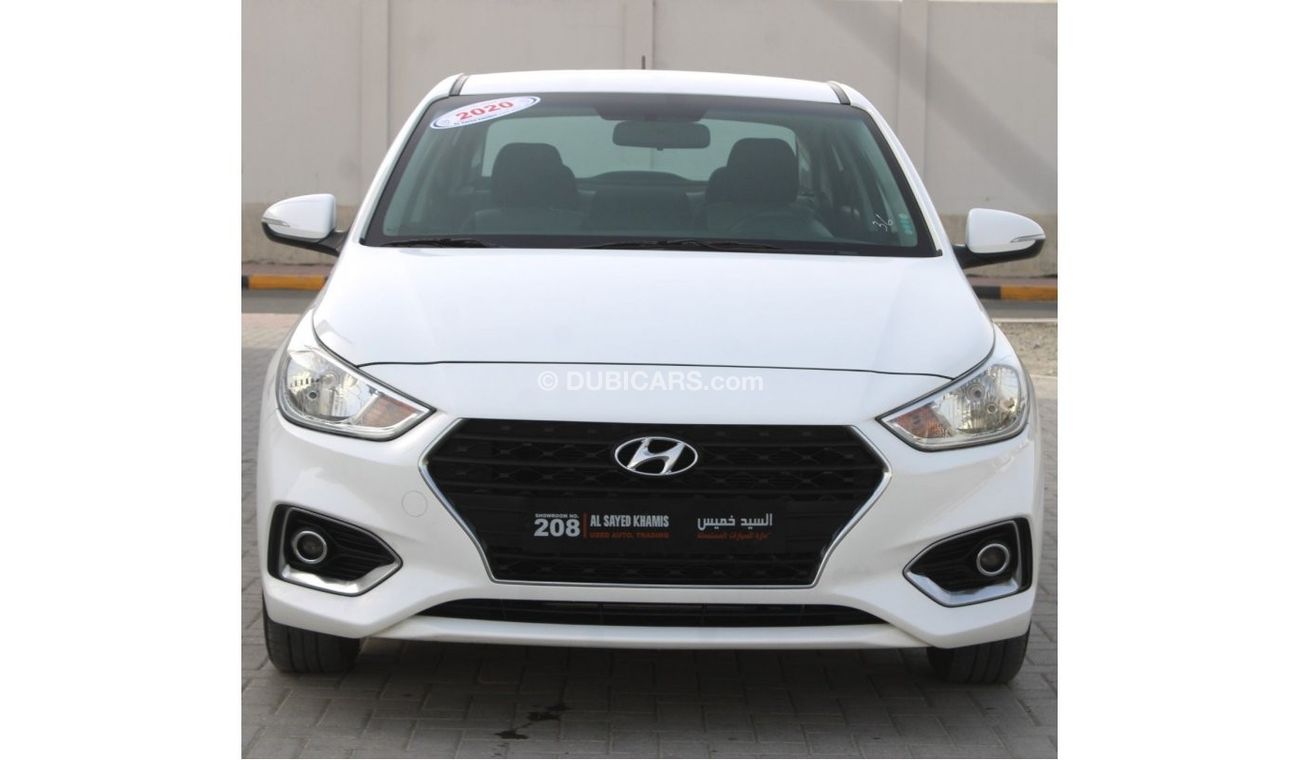 هيونداي أكسنت هيونداى اكسنت 2020 ابيض خليجي بحالة ممتازة بدون حوادث