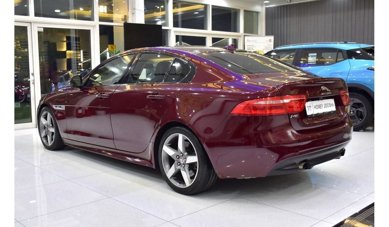 جاكوار XE EXCELLENT DEAL for our Jaguar XE R-Sport ( 2016 Model ) in Burgundy Color GCC Specs