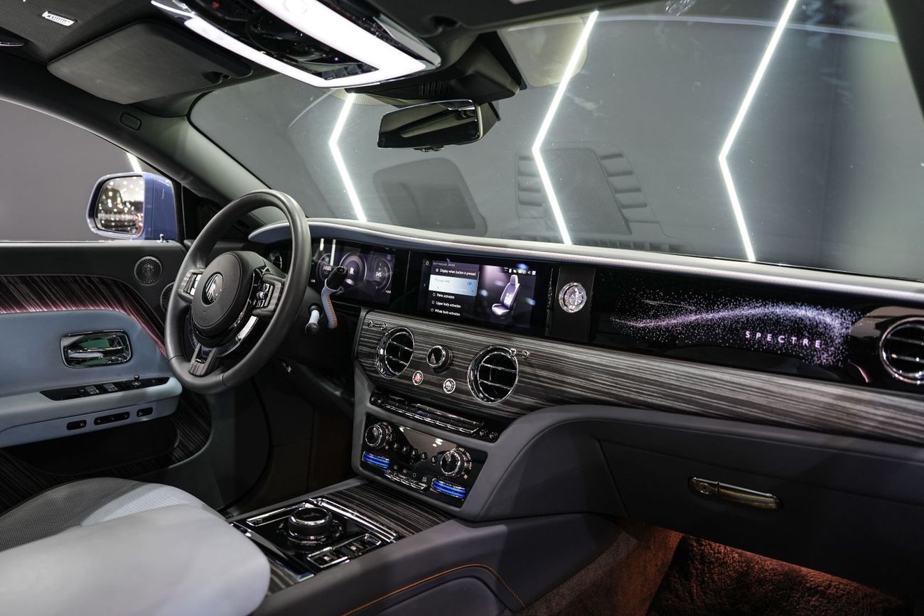 رولز رويس سبيكتر Mansory, Forged Carbon, Bespoke Audio, Starlight, Illuminated Grille, Canadel Paneling!!