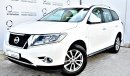 Nissan Pathfinder 3.5L S V6 AWD 2015 GCC SPECS WITH DEALER WARRANTY