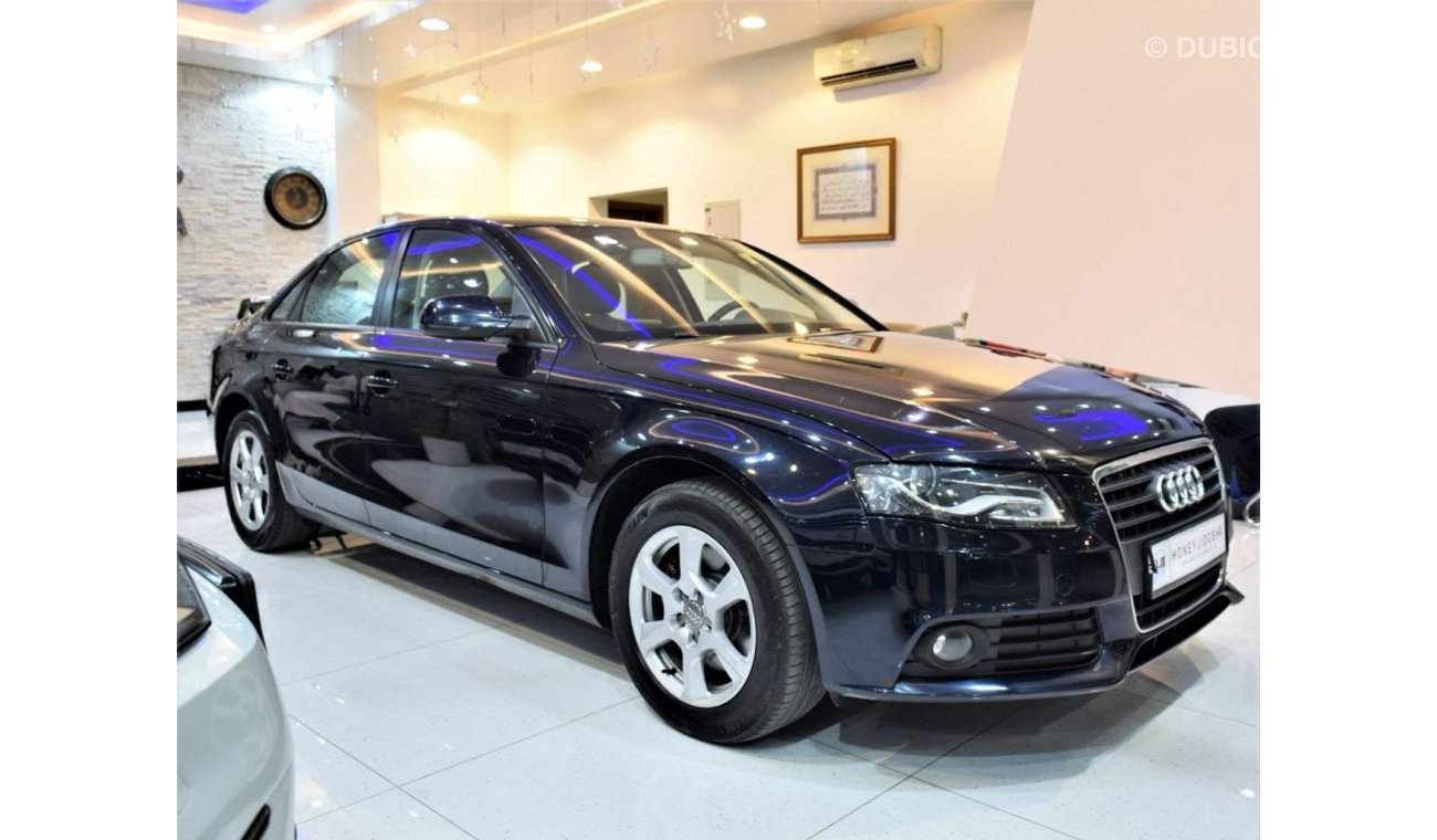 Audi A4 ORIGINAL PAINT ( صبغ وكاله ) Audi A4 1.8T 2011 Model!! in Dark Blue Color! GCC Specs