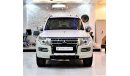 ميتسوبيشي باجيرو ORIGINAL PAINT ( صبغ وكاله ) FULL SERVICE HISTORY! Mitsubishi Pajero GLS 2015 Model!! in White Color