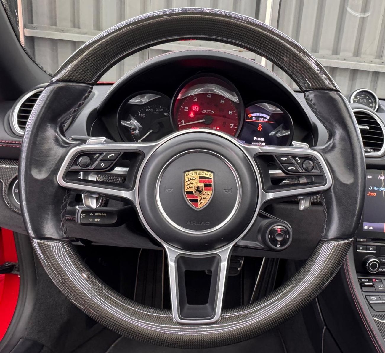 بورش بوكستر 718 GTS 2.5L 2018 Porsche 718 Boxster, Nov 2026 Porsche Warranty, Sport Chrono Package, GCC