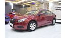 Chevrolet Cruze EXCELLENT DEAL for our Chevrolet Cruze LS ( 2012 Model ) in Red Color GCC Specs
