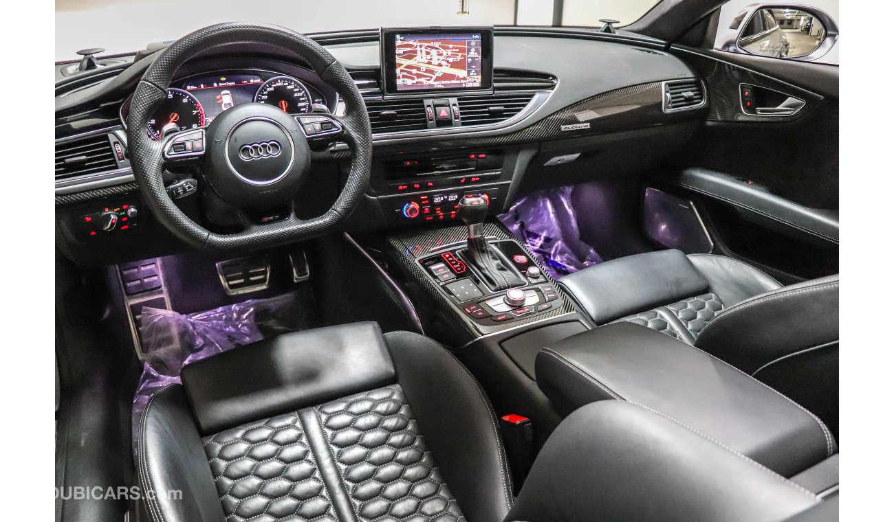 Audi RS7 (NARDO GREY) 2016 GCC under Warranty with Zero Down-Payment.