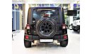 جيب رانجلر Amazing Jeep Wrangler SAHARA 2009 Model!! in Black Color! GCC Specs