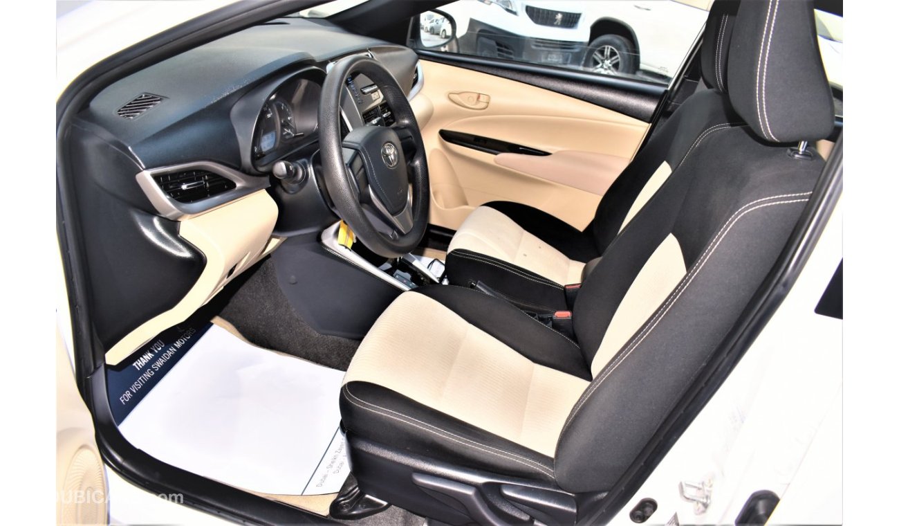 Toyota Yaris AED 639 PM | 1.3L SE HB GCC DEALER WARRANTY